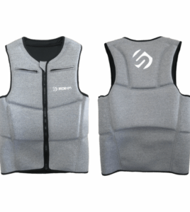 SIDE ON Impact Vest Half Protection Light Grey Mottled