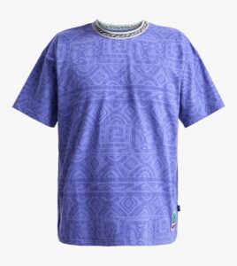 QUIKSILVER Global Heat T-shirt Unisex Purple Print