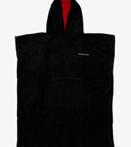 QUIKSILVER Hoody Towel Poncho in Spugna Black