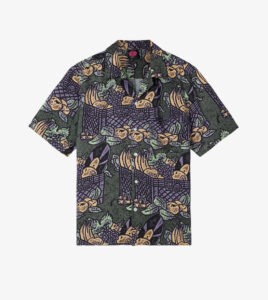 FUNKY Alla Frutta Viscose Shirt Brown Multi