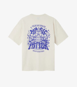 FUNKY Frog Tee Off White