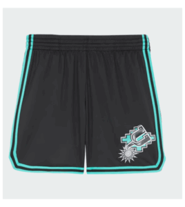 MITCHELL & NESS NBA Overtime Mesh San Antonio Spurs Black