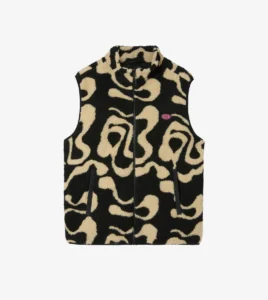 FUNKY Grog Sherpa Vest Black/Natural Raw