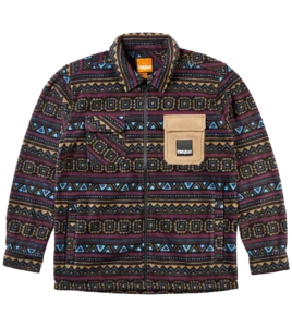 THIRTYTWO Rest Stop Zip Up Maroon