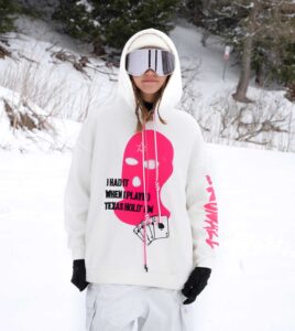 SNOWALL AK457 Hoodie White