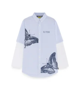 IUTER Butterfly Stripes Double LS
