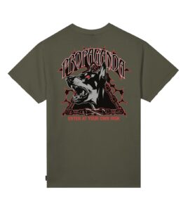 PROPAGANDA Triangle Doberman Tee Dark Green
