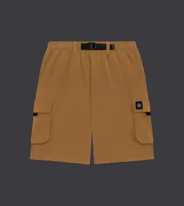 DOLLY NOIRE Techno Cargo Shorts Beige