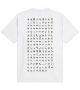 DOLLY NOIRE-Pokèmon Pokèdex Tee White
