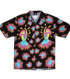 MAUNA KEA Hula Shirt Black