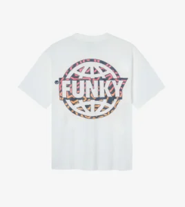 FUNKY Smash Logo Tee White