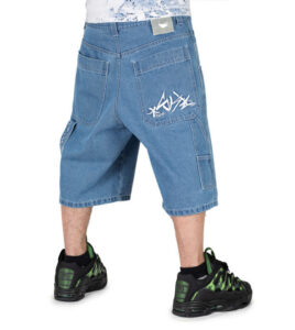 BLUESKIN Bermuda Baggy Denim Blue