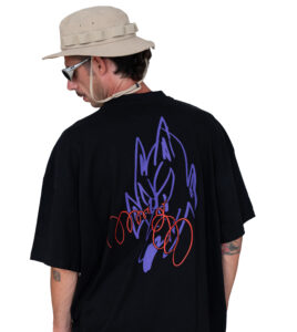 SMOOTH Devil Oversize Tee Black