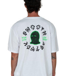 SMOOTH Logo Fluo Tee White