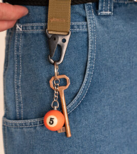 SMOOTH Logo Key Clip Olive