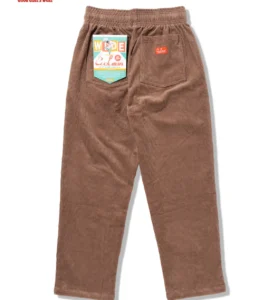 COOKMAN Chef Pants Semiwide Corduroy Brown