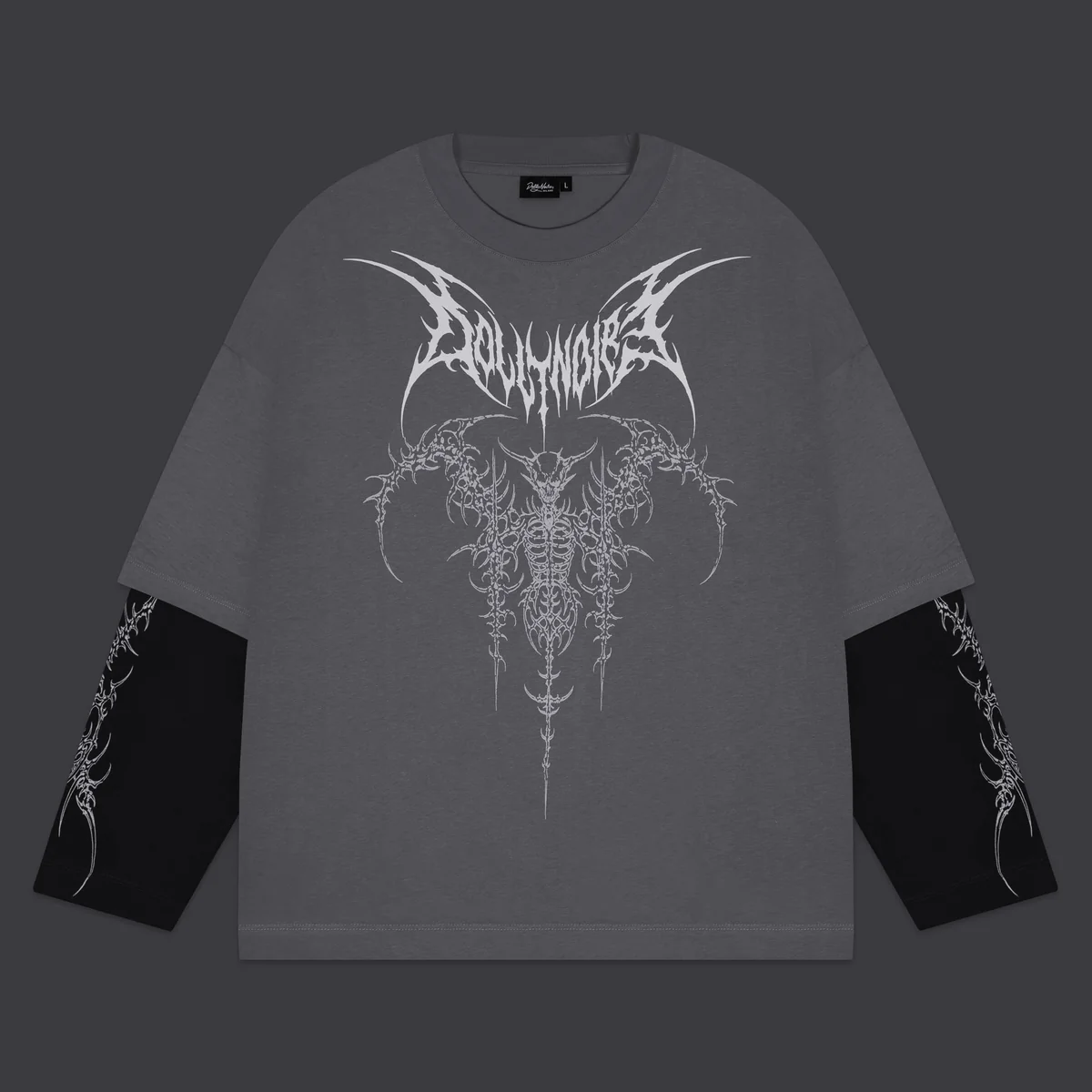 Dolly_Noire_Pandemonium_FW26_TS1311-T3-03_TheGuardianDoubleSleeveOverIronGate_dis1_grey