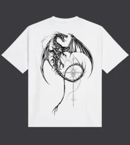 DOLLY NOIRE Occult Dragon Tee White