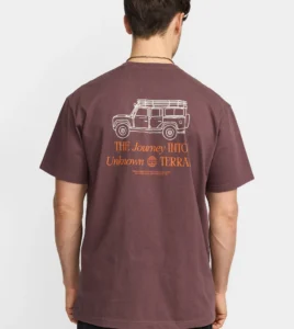 REVOLUTION Printed T- Shirt TER Dustpurple