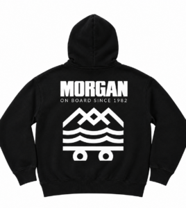 MORGAN Logo Hoodie Black Unisex