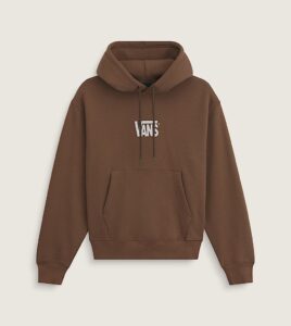 VANS Stretch Logo Pullover Hoodie Vintage Cocoa Brown