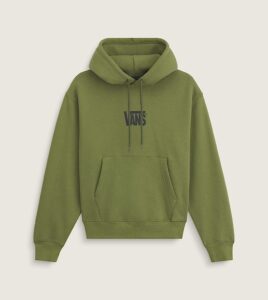VANS Stretch Logo Pullover Hoodie Green